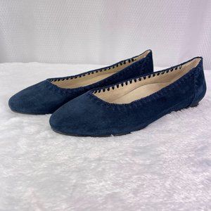 JACK ROGERS - NEW! Navy suede ballet flats - SZ 6